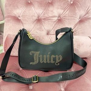 Juicy Couture black Obsession Crossbody Purse